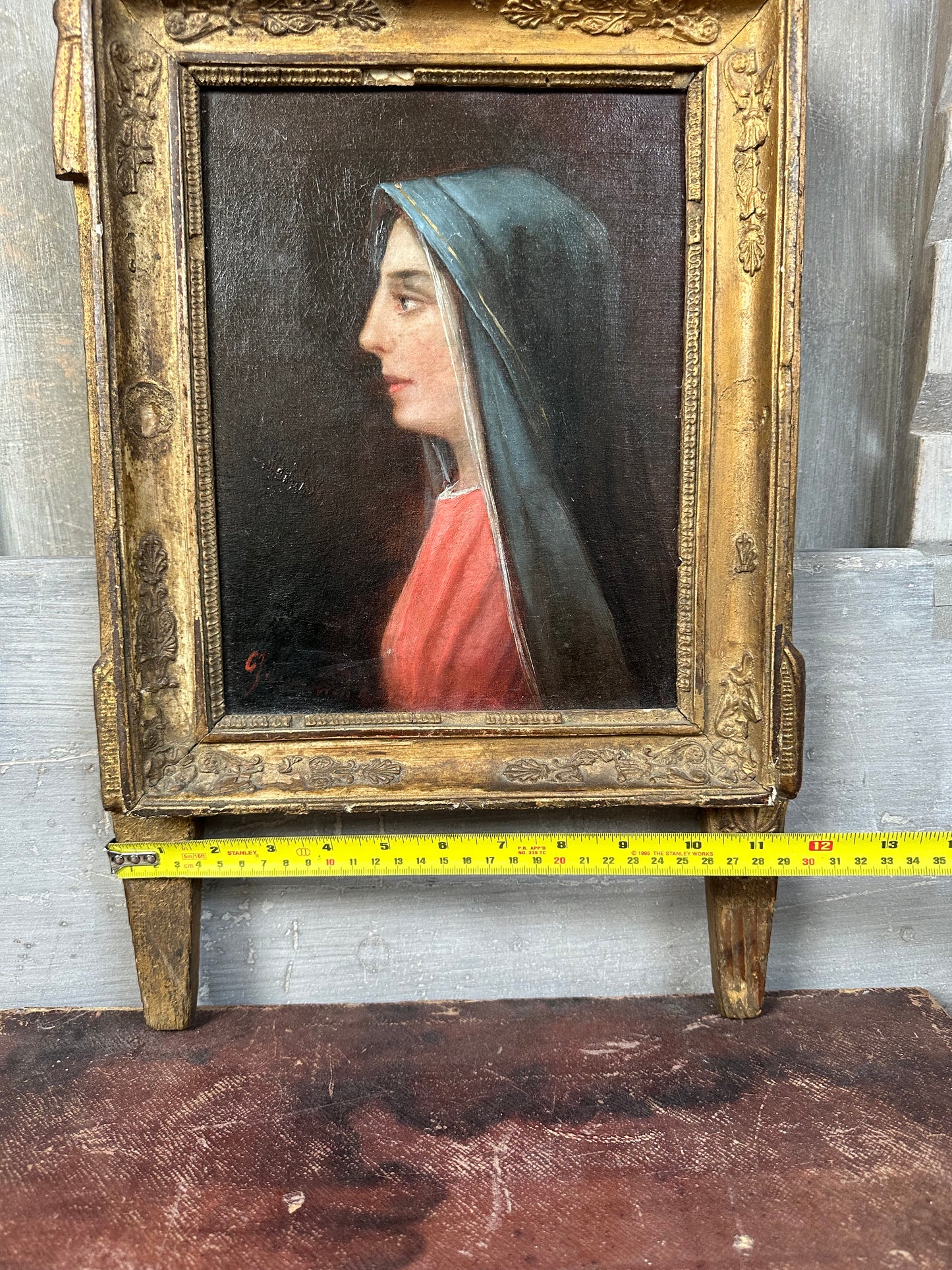 Mary Magdalene oil study