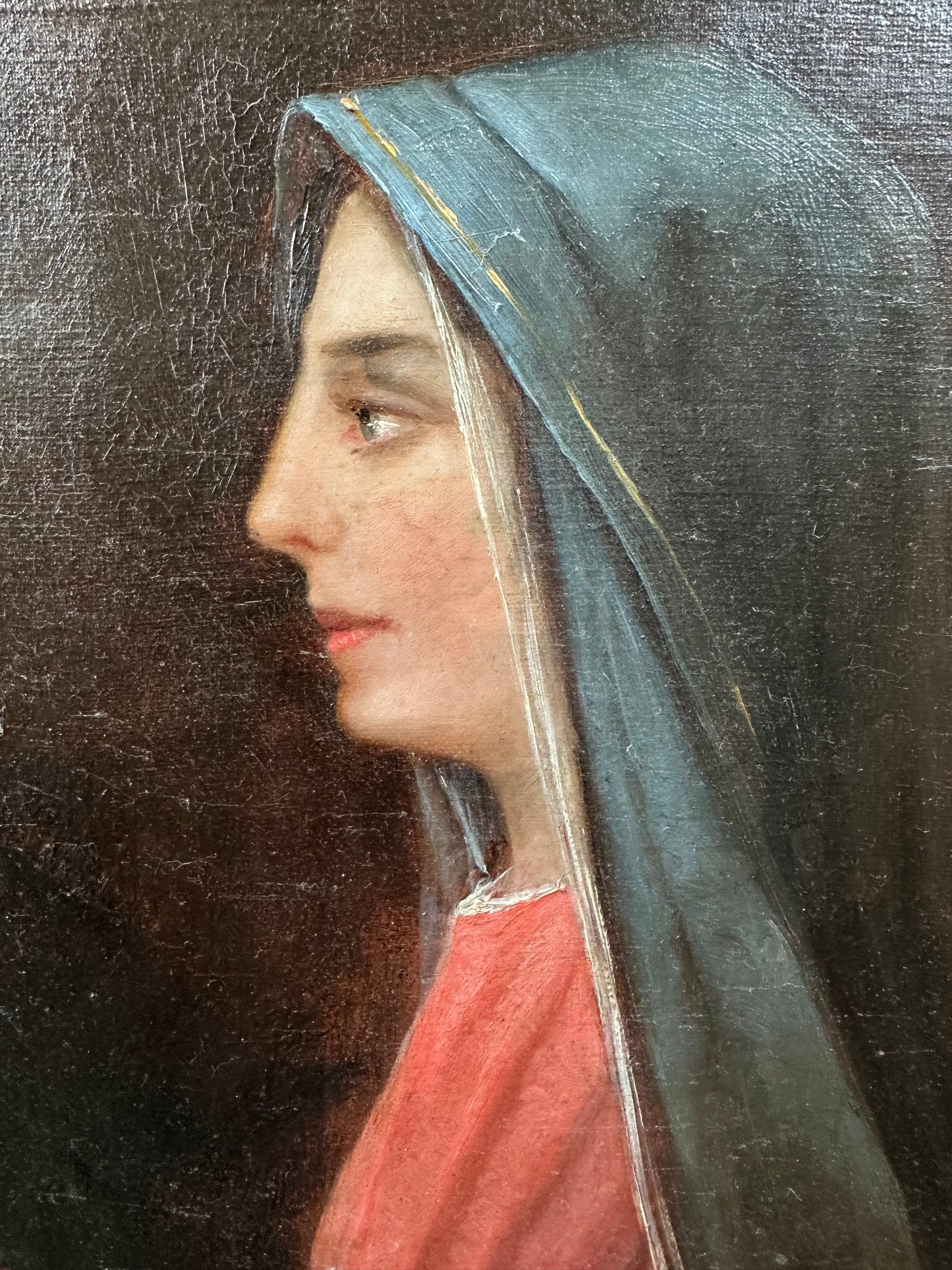 Mary Magdalene oil study