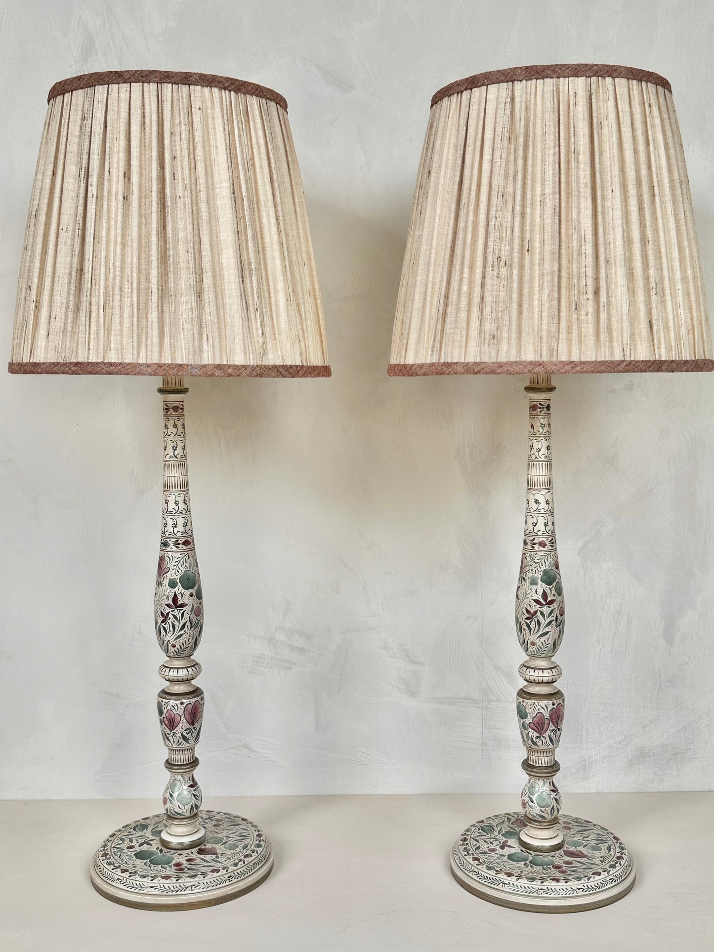 Original Candlestick Lamp Base - Plum Teal