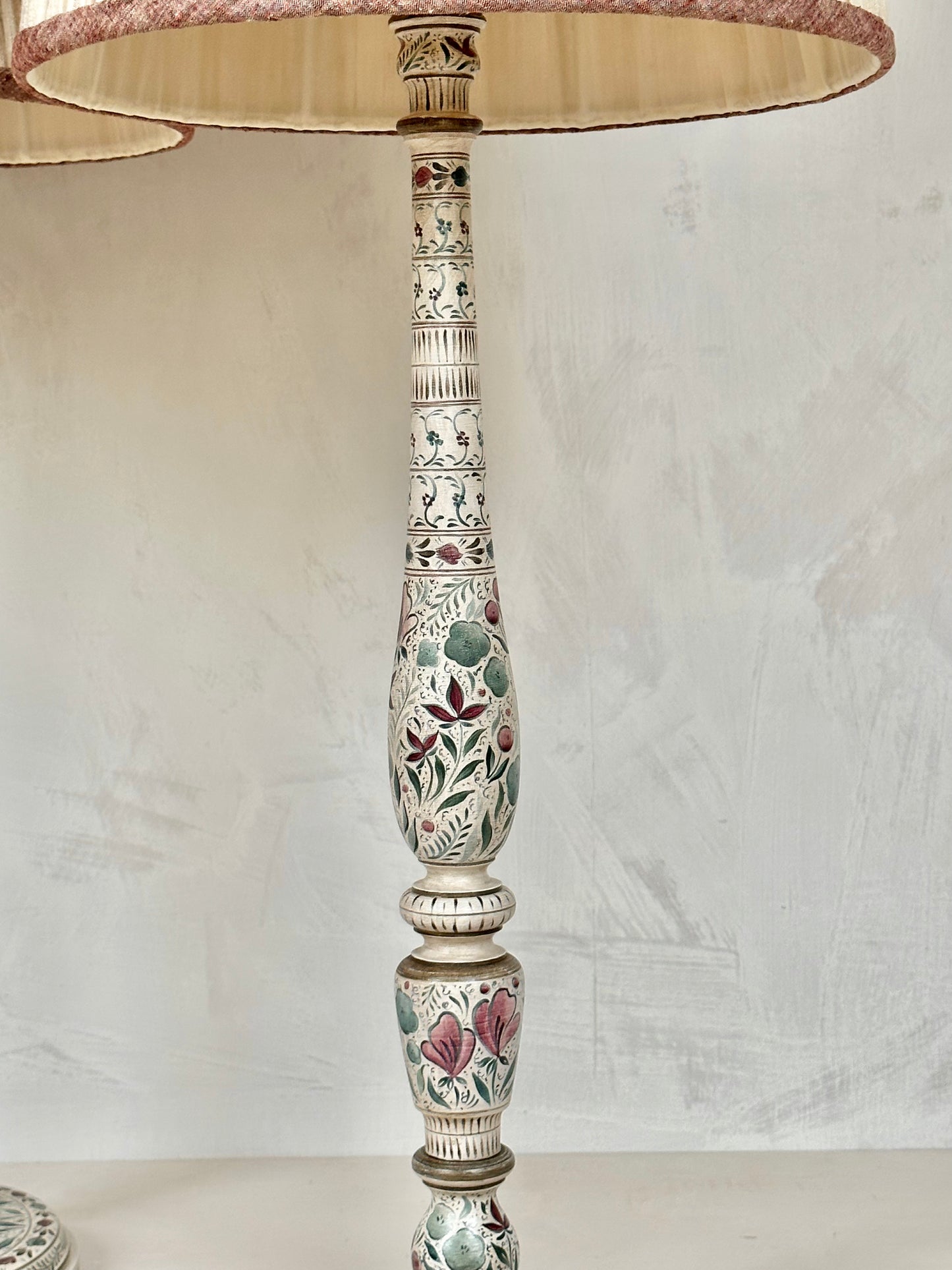 Original Candlestick Lamp Base - Plum Teal