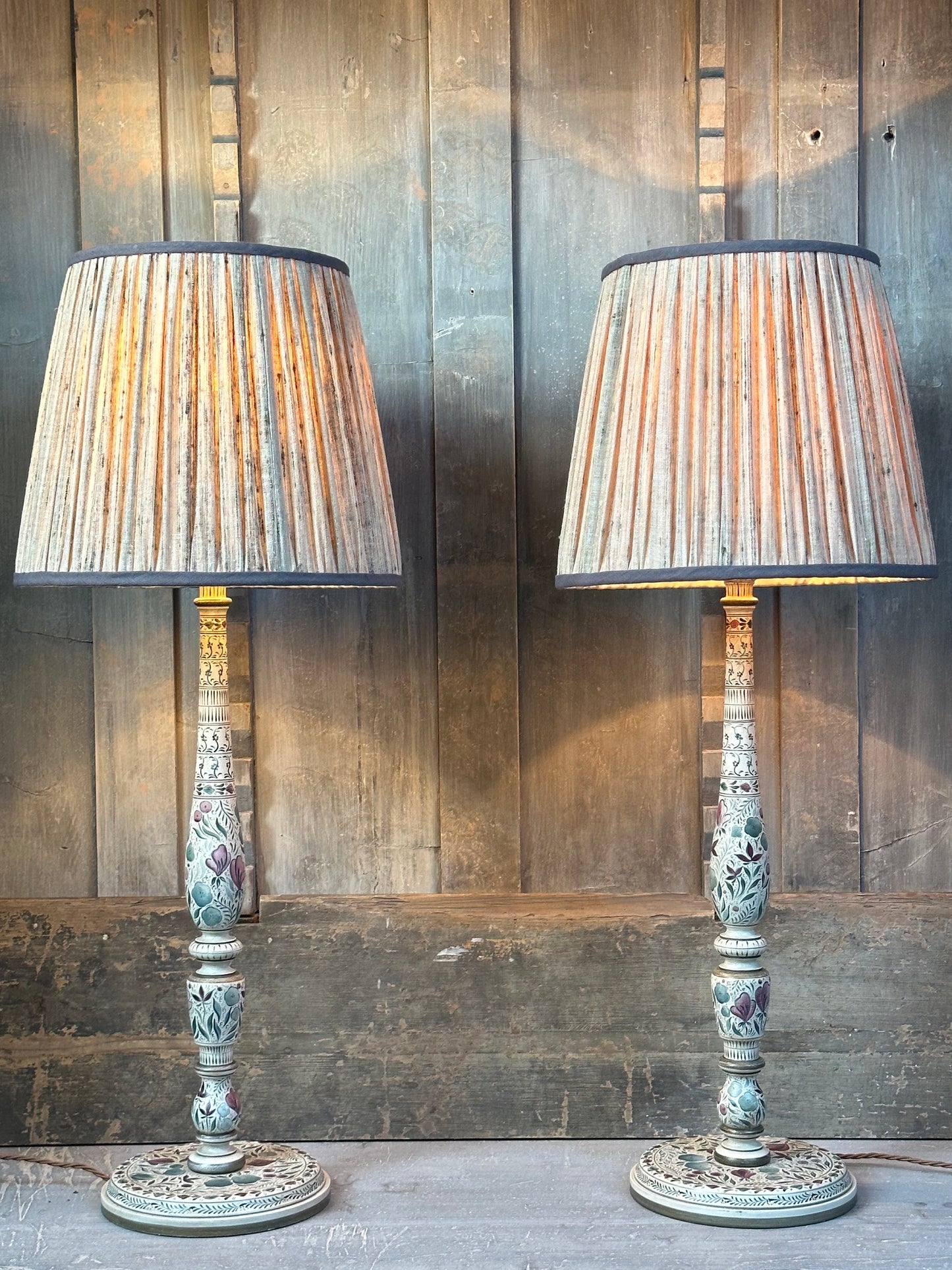 Original Candlestick Lamp Base - Plum Teal