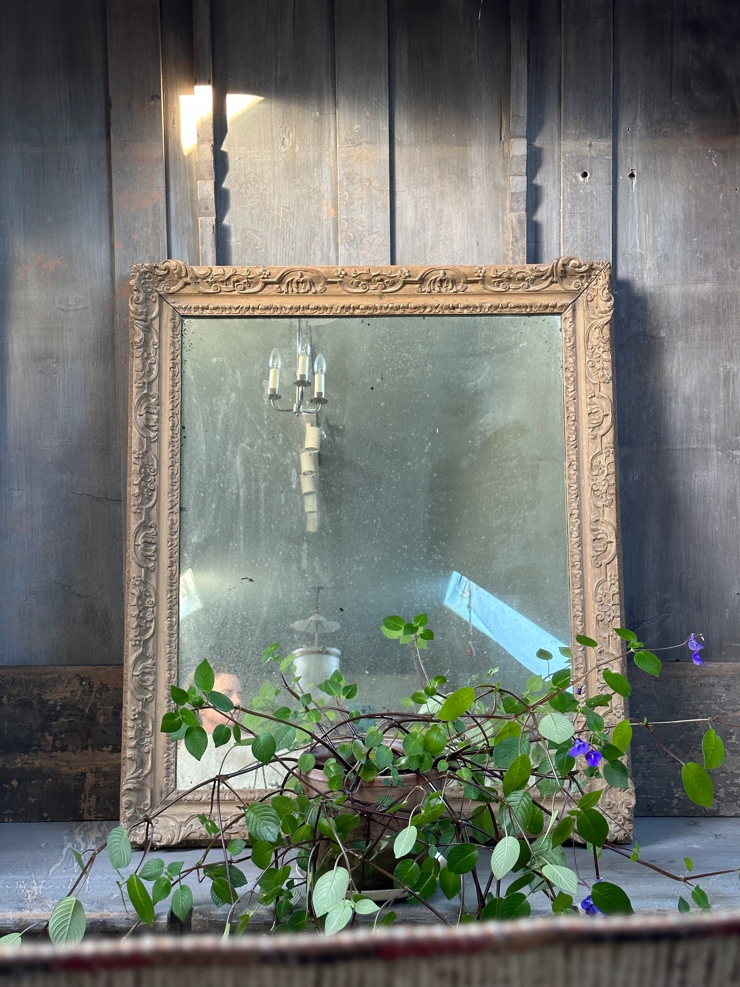 Carved Framed Mirror