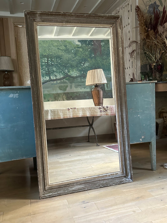 Elegant Vintage Mirror in Original Paint