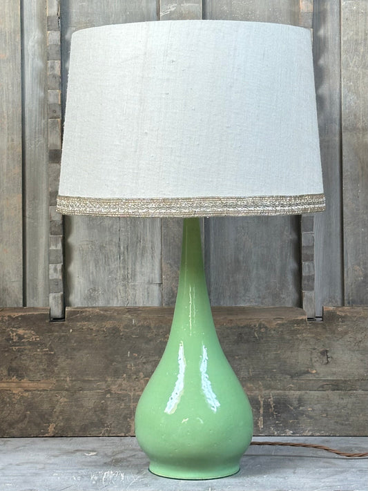 Lime Green Ceramic Lamp Base