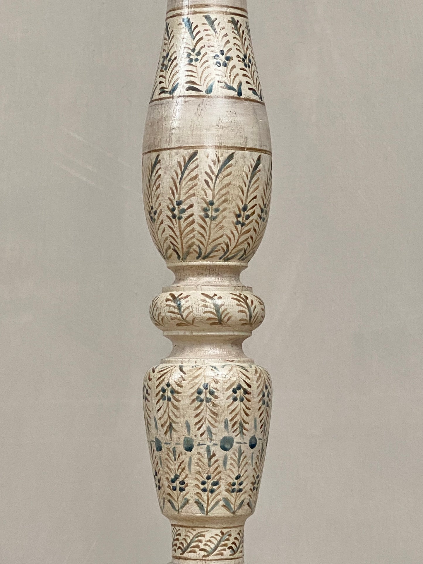 Original Candlestick Lamp Base Leaf
