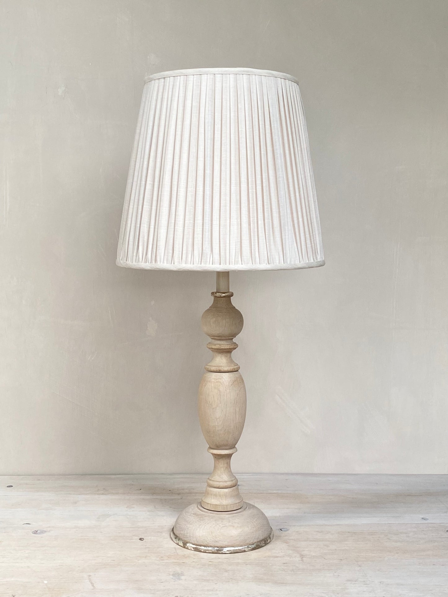 French Turned Lamp Base