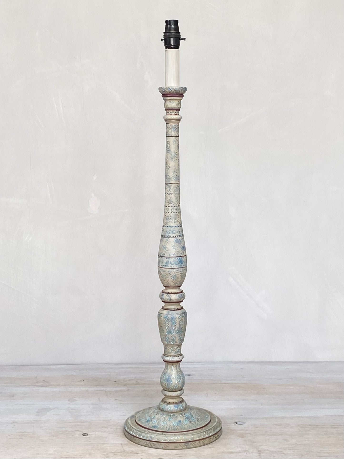 Original Candlestick Lamp Base Leaf