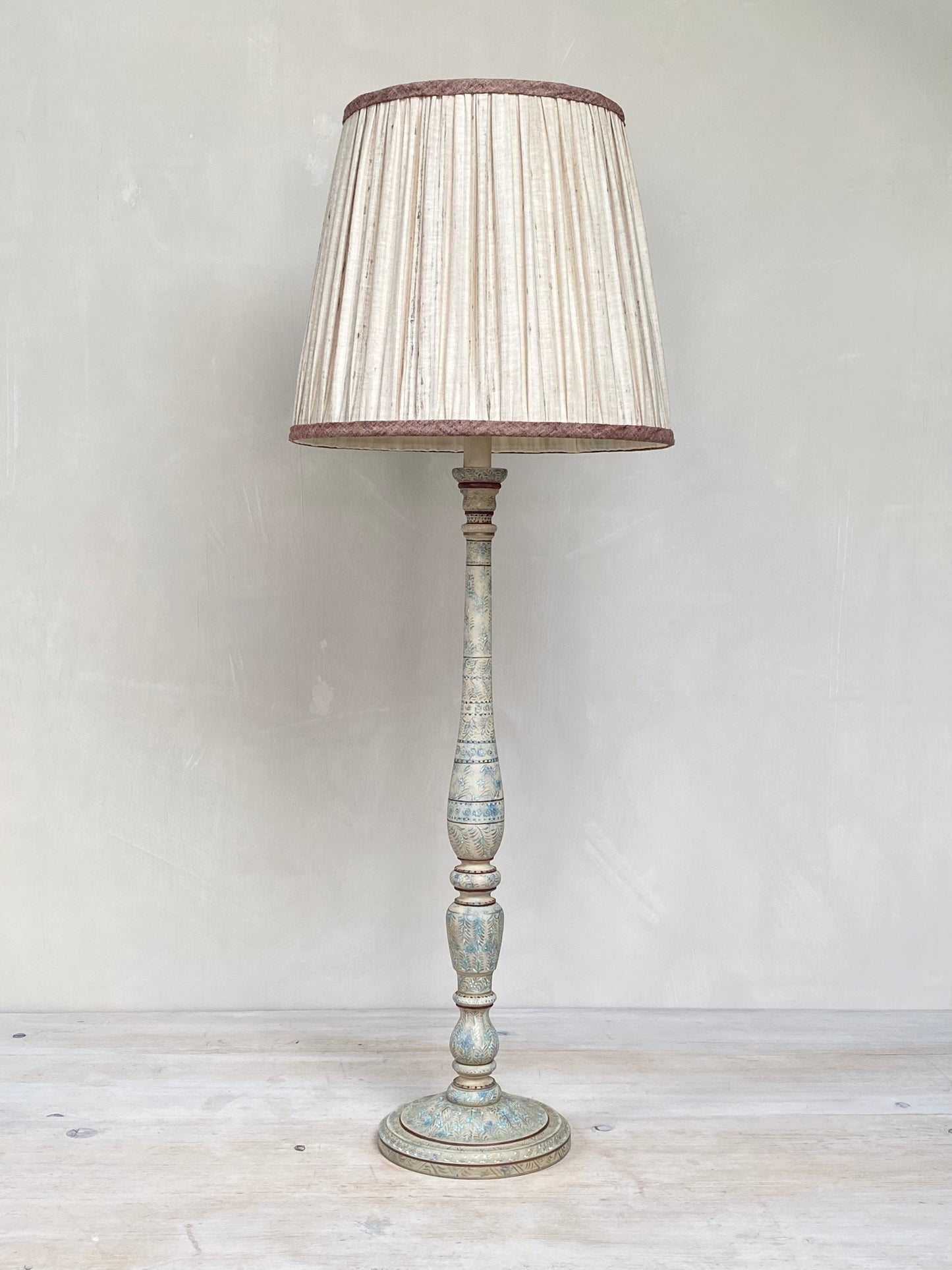Original Candlestick Lamp Base Leaf