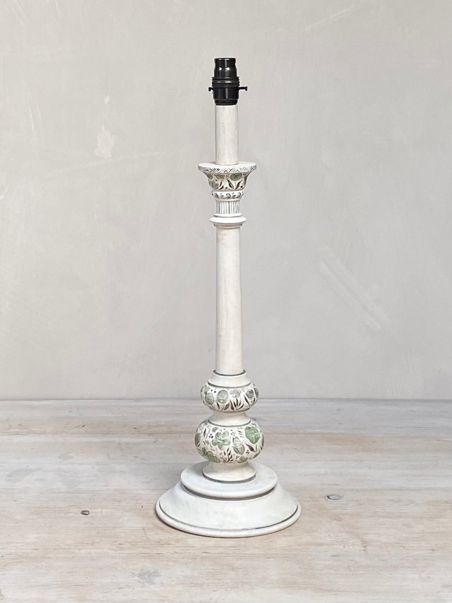 Baby Kashmiri Lamp Base - Multi Plumbago