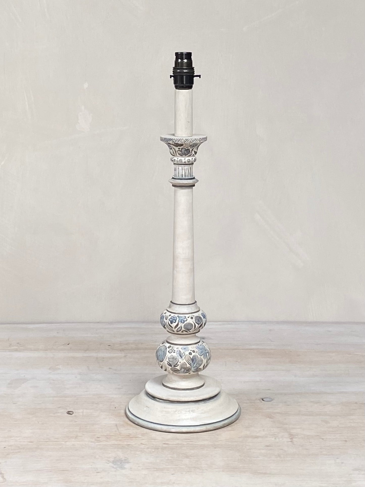 Baby Kashmiri Lamp Base - Multi Plumbago