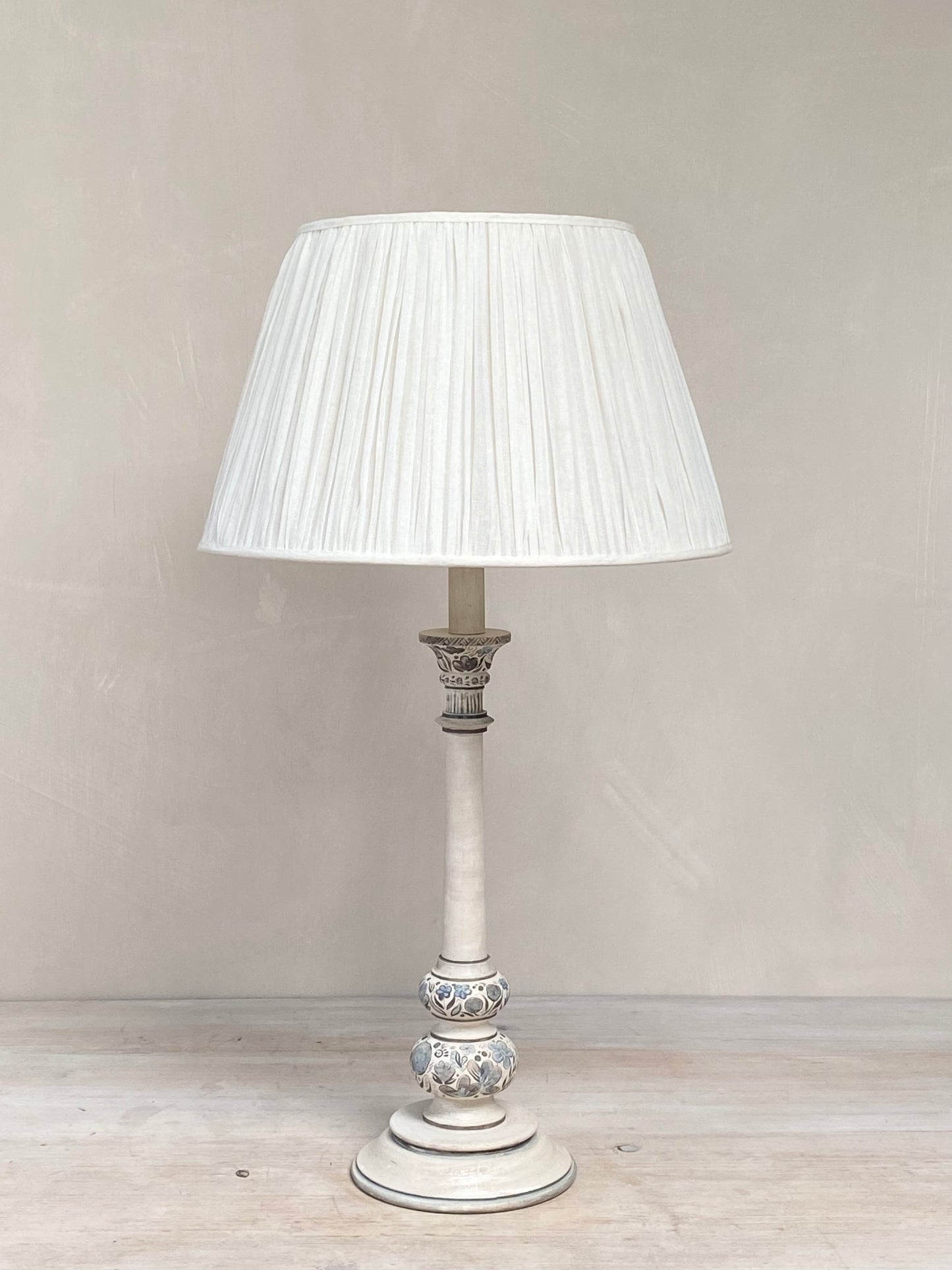 Baby Kashmiri Lamp Base - Multi Plumbago