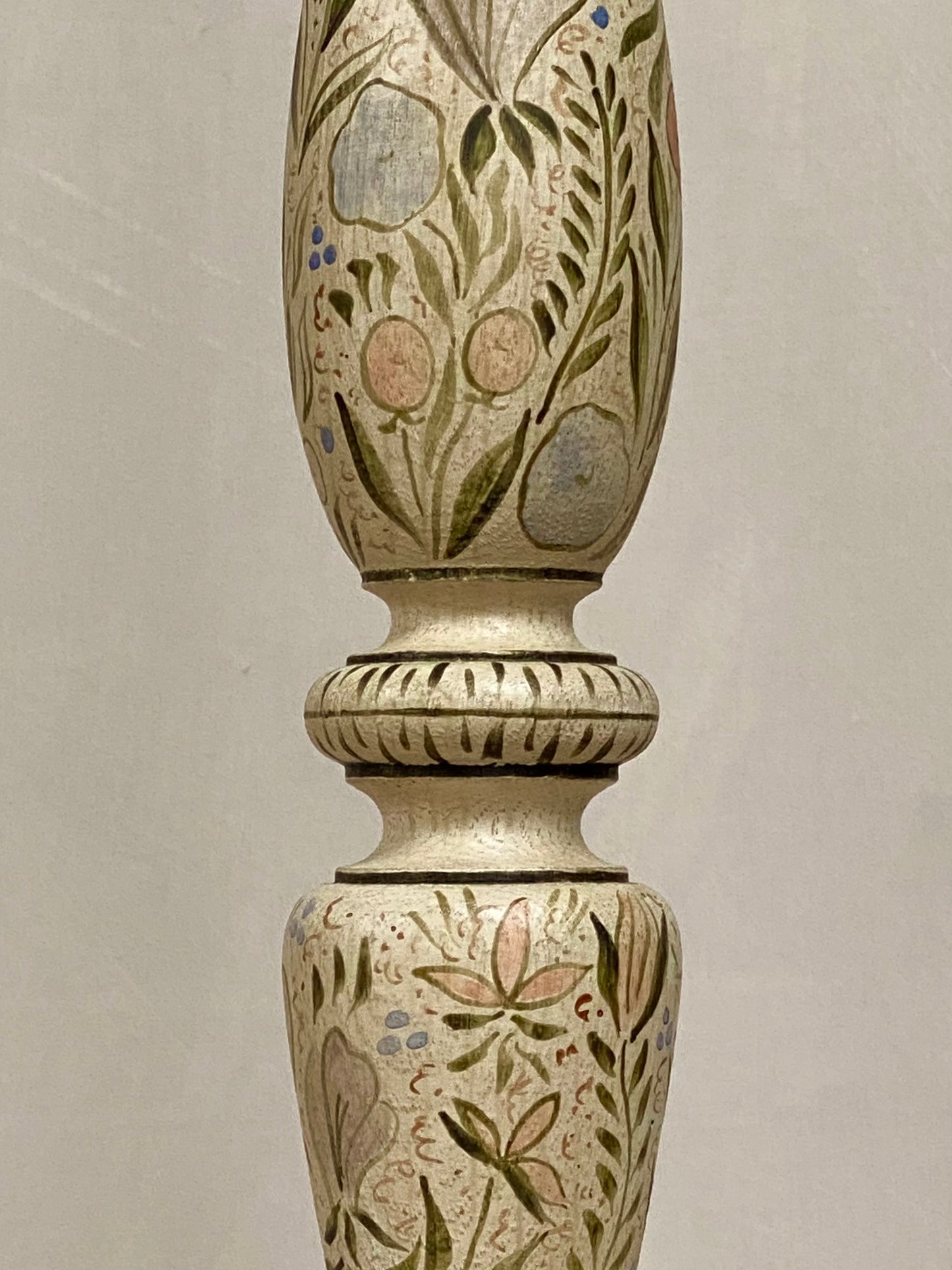 Original Candlestick Lamp Base - Apricot Green