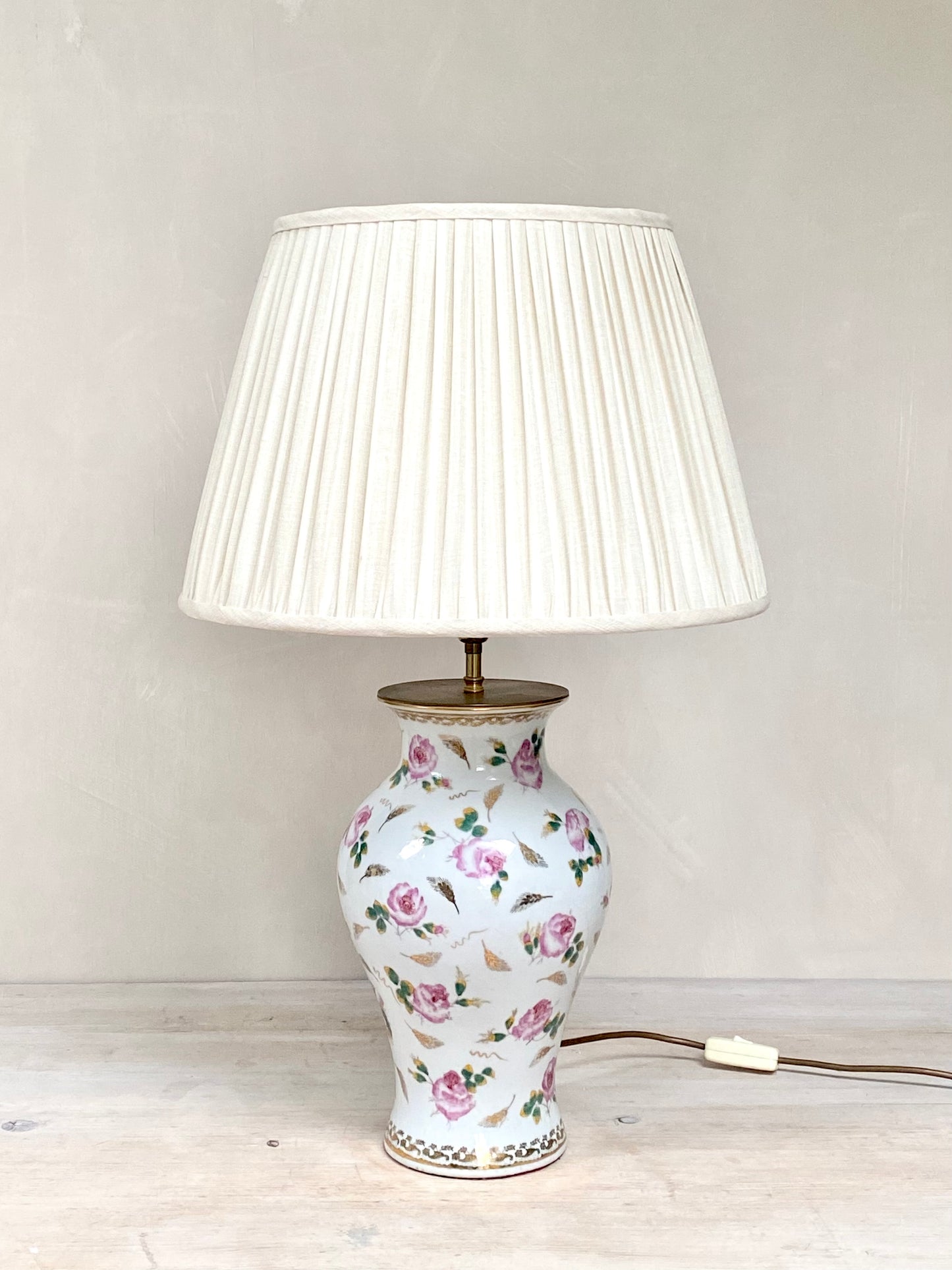 English Ceramic Lamp Base