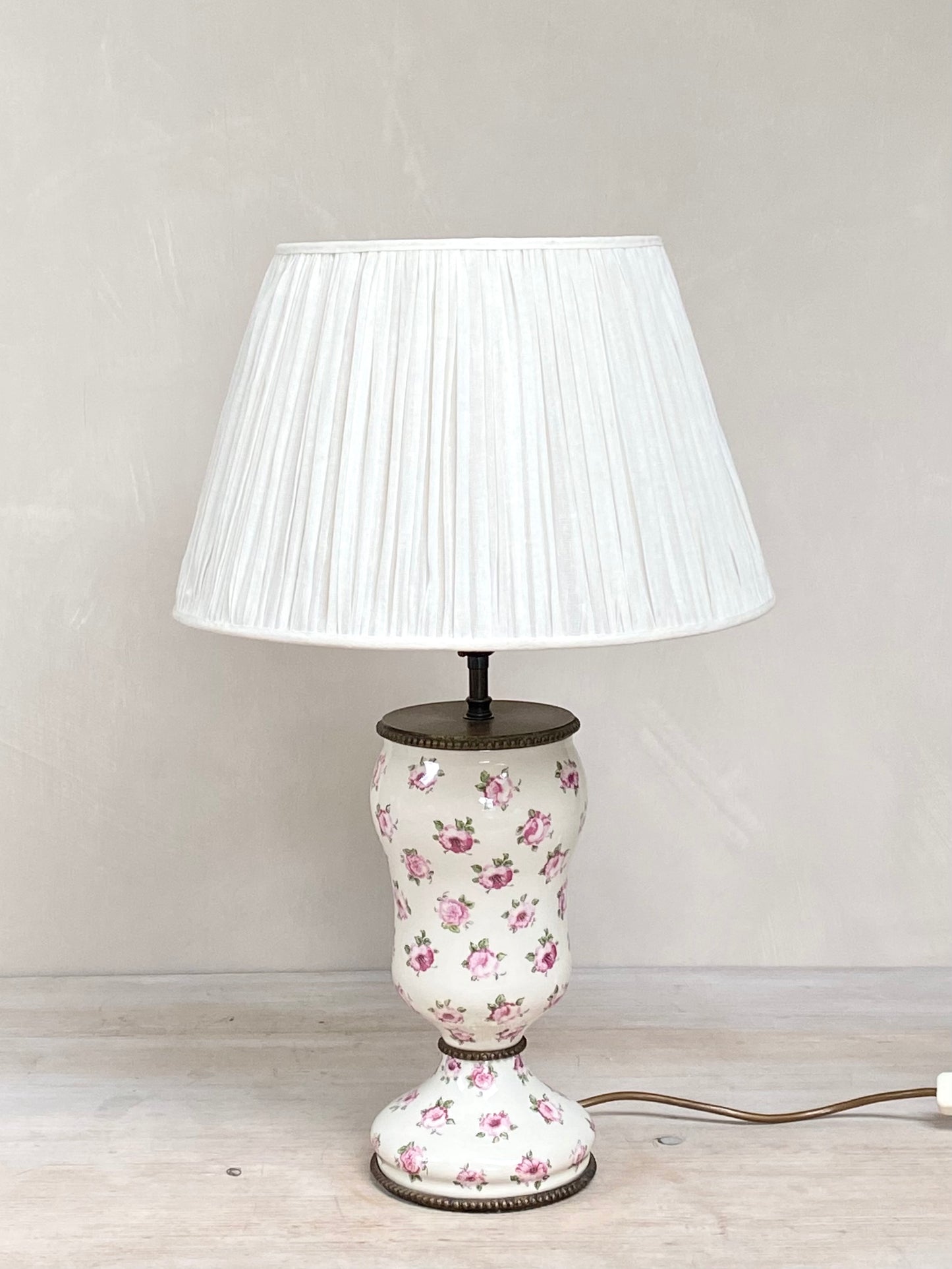 English Ceramic Lamp Base